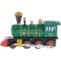 Miniatyrbillede 2 af 5: Optrækslegetøj Tog i Tin Klassisk Nostalgisk Tinlegetøj Tog Retro Optrækslokomotiv Med Nøgle Mekanisk Metal Tinlegetøj
