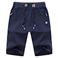 Pikkukuva 1 / 5: Miesten shortsit rennot kesäshortsit taskuilla Navy 4XL