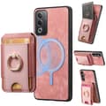 Retro Stand Kort Etui Til OPPO Find X5 Pro Pink