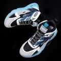 Miniatyrbillede 3 af 5: Herre Sport Løbesko High-Top Casual Sko Fra0196 BlackBlue EU 44