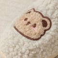 Pikkukuva 4 / 8: Bear Design -kotitossut, pehmeät ja pörröiset, mukavat sisätossut, liukueste, slip-on -kengät miehille, talvikengät white EU38 39