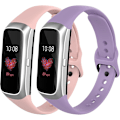 Miniatyrbillede 1 af 5: 2 stk. remme kompatible med Samsung Galaxy Fit Sm-r370, colorc vandtæt, blød og åndbar silikone udskiftningsrem passer til Samsung Galaxy Fit