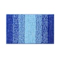Miniatyrbillede 1 af 4: Luksus Badeværelsesmåtte, Ekstra Bløde og Absorberende Mikrofiber Bademåtter, Skridsikker Plysset Bademåtte, Maskinvask Tør, Bademåtter Til Badeværelse Fl blue2 45x65cm