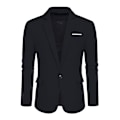 Miniatyrbild 2 av 5: Herr Blazer Slim Fit Kavaj, Enknäppt Enknapps Kavaj Black M