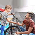 Miniatyrbillede 4 af 4: Cykeltrappe Cykelovertræk Cykelgarage Universal Til E-cykler / Scootere, Vandtæt Presenning [100cm X 210cm] Farve: Grå
