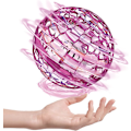 Miniatyrbild 1 av 5: Flynova Pro Flygande Boll Leksak - Handkontrollerad Flygande Orb Leksak  Globe Form Boomerang Flygande Spinner Mini Drone Hover Boll Med 360 Roterande Rgb-Ljus Rosa