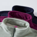 Miniatyrbilde 5 av 5: Vinterjakke for menn med full glidelås, tykk dobbeltsidig plysj polarfleece black L