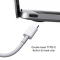 Pikkukuva 5 / 5: 1m 5A USB-C / Type-C - USB-C / Type-C -pikalatauskaapeli Black