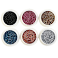Miniatyrbild 1 av 5: Nagelkonst Highlight Magic Mirror Powder, 6-färgskombination, All-match-kombination style  style4