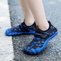 Miniatyrbilde 4 av 5: Barne-sneakers, hurtigtørkende, slip-on vannsko for strand eller vannsport, yogasko -13 Blue EU 30