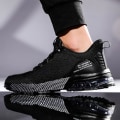 Miniatyrbillede 4 af 5: Herre Air Sports Løbesko Åndbare Skridsikre Sneakers Fr2932 Black EU 40