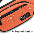 Pikkukuva 4 / 5: Crossbody Vyölaukku, Vyölaukut, Säädettävä Vyö Matkailuun Urheiluun Juoksuun Vapaa-aikaan Orange