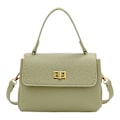 Pikkukuva 1 / 5: Retro Klassinen Kukkaro Clutch Laukku Pu Käsilaukku Piilotetulla Soljella Sopii Naisille. green