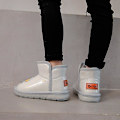 Miniatyrbild 4 av 5: Flickor Snö Boots Vinter Varma Skor Vattentät Övre Fr2655 Gray EU 34