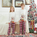 Pikkukuva 3 / 5: Perheen Joulupyjama-sarja - Yhteensovitetut Jouluasu-pyjamat 5T