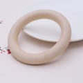 Miniatyrbillede 2 af 5: 20 stk. 7 cm Træringe Naturtræringe til Håndværk Ubehandlede Glatte Træringe til Macrame Projekter, Håndværk, Ringvedhæng og Konnektorer Smykker M