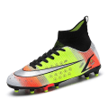 Miniatyrbillede 1 af 5: Herre Fodboldsko Spikes Fodboldsko Til Unge Ankelstøvler Atletisk Sneaker 209-1 Green EU 43
