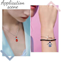 Miniatyrbild 5 av 5: 34 st 7 stilar Änglavingar Berlocker Glas ABS Plast Imitationspärlor Pärlade Hängsmycken med Akryl Legering Fynd för Armband Halsband DIY Hantverk Smycken