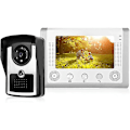 Miniatyrbillede 1 af 5: 7 tommer Video Dørtelefon, Kablet Vandtæt Video Dørtelefon System, IR Kamera Monitor Dørtelefon 110-240v Til 1-families Hus