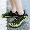 Miniatyrbillede 4 af 5: Børnesneakers Hurtigtørrende Slip On Vandstøvler Til Strand Eller Vandsport Yogasko -13 Green EU 31