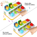 Miniatyrbild 5 av 5: Bebisleksaker 6 till 12-18 månader, musik pop up leksaker 9 månader 1 år gamla pojkar flickor presenter småbarn baby leksaker, färg slumpmässig