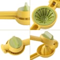 Miniatyrbillede 3 af 5: 1 stk. manuel juicepresser, manuel juicepresser, multifunktionel juicepresser, citronpresser, frugtpresser (citrongul)