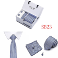 Miniatyrbilde 2 av 2: Slips Gavesett for Menn 5-delt Dress Slips Business Formell Bryllupsslips B23