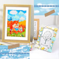Miniatyrbilde 5 av 5: 1 Eske 40 stk. Sky Cabochon Mini Resin Cabochons Flatback Nydelige Glitter Skyer Hvit Blå Regnbue Iridescent Plating Søte Resin Charms for DIY Håndverk