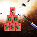 Pikkukuva 3 / 5: Pehmeä tölkkien heittosarja N-Strike Elite Series Blasters Dart lapsille leikkipistooli (6 kappaletta)