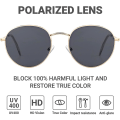 Pikkukuva 2 / 5: Klassilliset Polaroid Aurinkolasit Naisille ja Miehille UV400-Suojalla, Unisex Retro-Tyyli Ajamiseen, Matkustamiseen, Kalastukseen