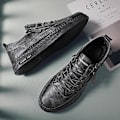 Miniatyrbillede 3 af 5: Herre Casual Sko Lædersko Board Sko Frc928 Gray EU 39