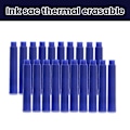 Pikkukuva 3 / 5: Lämpöpyyhittävät mustekapselit 3,4 mm täyttöpakkaukset koti- ja toimistotarvikkeisiin Blue Black 10 Pens