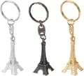 Retro Eiffel-torni Avaimenperä Avaimenperä Mini Riipus Avaimenperä Koristeet 12kpl (kulta/hopea/pronssi)