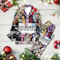 Miniatyrbild 2 av 5: Damer Julpyjamas Set, Taylor Pyjamas Knapp Ned Loungewear Sovkläder style 4 XL