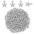 Pikkukuva 2 / 5: 400 kpl Platinatähti Riipuskorut Pinnoitetut Tähti Muovikorut 16,5x13,5mm Pentagrammikorut DIY-korujen Rannekorujen Kaulakorujen Tekemiseen