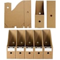 Miniatyrbillede 3 af 5: 5-lags A4 Papir Opbevaringsboks Dokumentholder Magasinholder Organizer Skuffe Til Kontor Hjem DIY Container