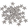 Miniatyrbilde 2 av 5: 100 stk. Tibetansk stil legeringsperler Antikk Sølv Spacer Perler Sjøstjerne 13,5 mm for Smykkelaging