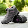 Miniatyrbillede 4 af 5: Dame Snestøvler Vandtætte Slip On Pelsforede Sneakers Vinter Varme Sko 2K6137 GrayRed 40