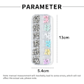 Miniatyrbild 2 av 5: Nagelkonst Pärla Platt Botten Pärla Nagel Charm Guld Silver Vit Halvrund Nagelkonst Tillbehör Nagel Diamant Mix style4