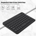 Miniatyrbillede 5 af 5: Bluetooth Lysende Tastatur Til Tab Galaxy A7 Lite 8.7 Tommer, sort