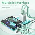 Pikkukuva 4 / 5: AHASTYLE XC04 1m PD 27W Datakaapeli USB-A/Type-C - Type-C/IP Latauskaapeli - Vihreä Green
