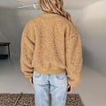 Miniatyrbillede 4 af 5: Dame Cashmere Frakke Jakker Kvinde Ensfarvet Langærmet Frakke Efterår Vinter Ny XL C