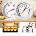 Miniatyrbild 3 av 5: Grilltermometer, rostfritt stål ugns termometer Max 500c/1000f Analog display termometer för ugn, pizzaugn, vedeldad ugn