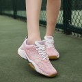 Miniatyrbilde 5 av 5: Lettvekts joggesko for kvinner, moteriktige innendørssko egnet for badminton 3Dw66 Pink EU 37