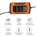Miniatyrbillede 3 af 5: Youyijia Biloplader 12v 5a Intelligent Automatisk Batterioplader Med LCD-Skærm Egnet Til Reparationer Vedligeholder Bil Motorcykel Båd Plæneklipper Bat