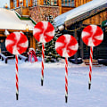 Miniatyrbild 2 av 5: 4-pack Lollipop Pepparmint Julgrändsbelysning för Julgräsmatta Dekoration