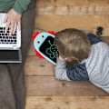 Miniatyrbilde 2 av 5: Skrivetavle for barn, gjenbrukbar elektronisk tegnebrett | Slettbar tegnebrettleke for barn læring og utdanning blå