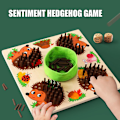 Miniatyrbillede 2 af 5: Træ Indsat Pindsvin Spil Tidlig Uddannelse Legetøj Til Fokus Træning Børnegaver The Hedgehog Game