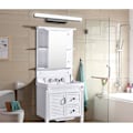 Miniatyrbild 2 av 5: LED-badrumsbelysning 40 cm kall vit 9w 6000k svart inredning 800lm ej dimbar [energiklass F]