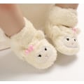 Miniatyrbilde 2 av 5: Baby Unisex-baby Koselige Fleece Tøfler Cat white 11cm